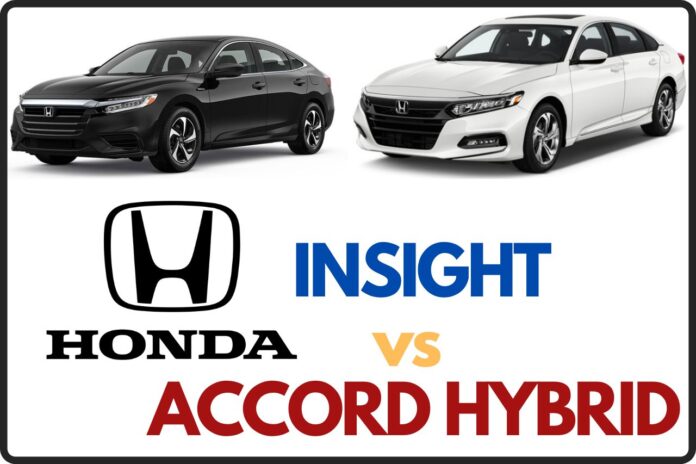 honda insight vs accord hybrid
