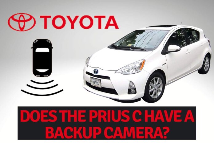 does the prius c have a backup camera