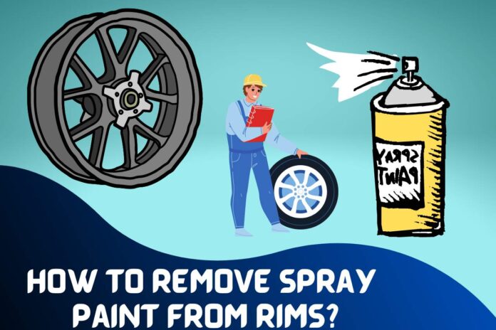 how to remove spray paint from rims