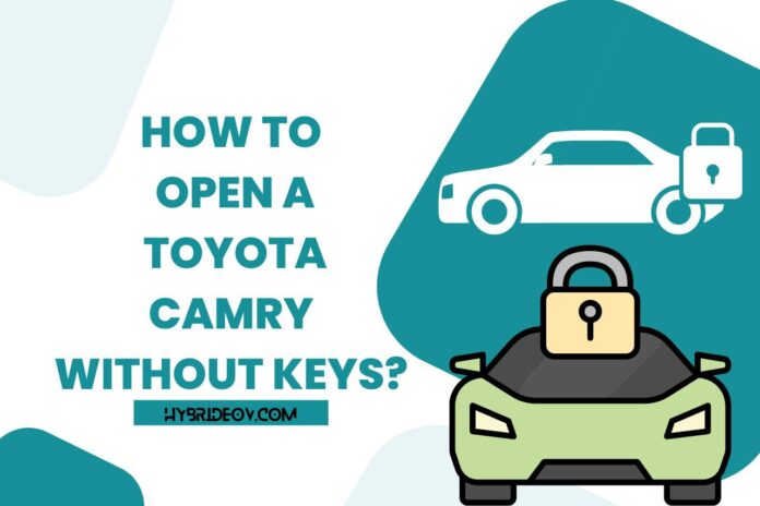 how to open a toyota camry without keys