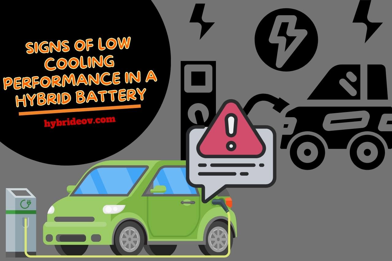 Signs of Low Cooling Performance in a Hybrid Battery