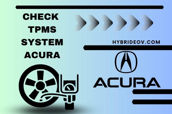 check tpms system acura